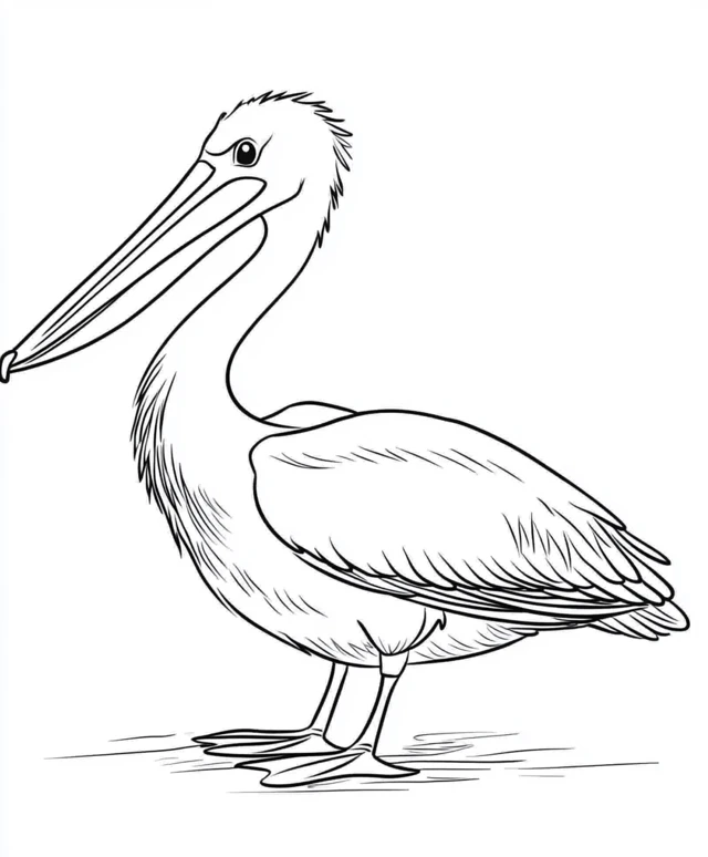 Dibujos para colorear e imprimir Pelican