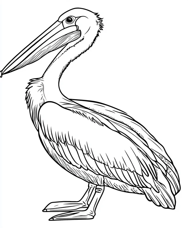 Dibujos para colorear e imprimir Pelican