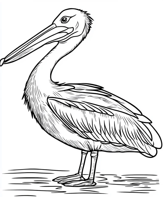 Dibujos para colorear e imprimir Pelican