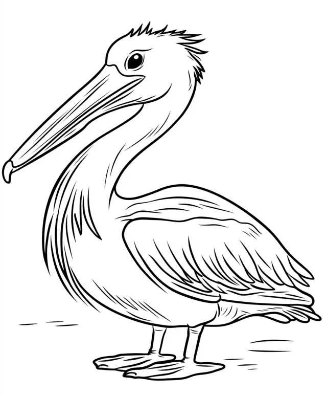 Dibujos para colorear e imprimir Pelican