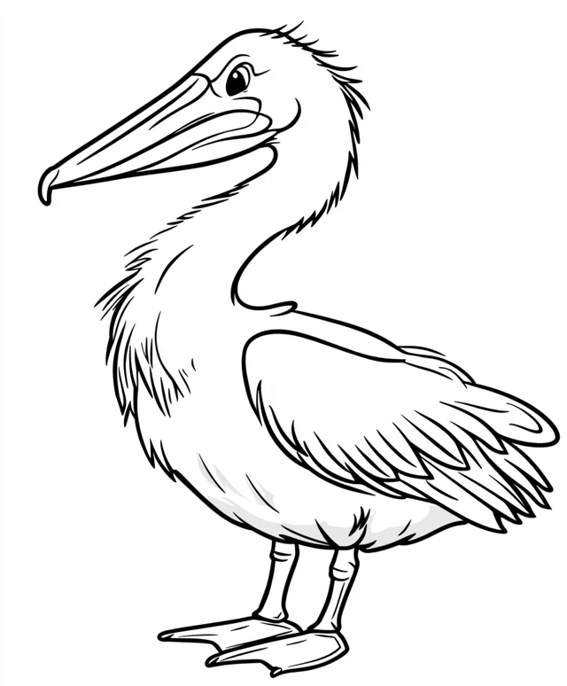 Dibujos para colorear e imprimir Pelican