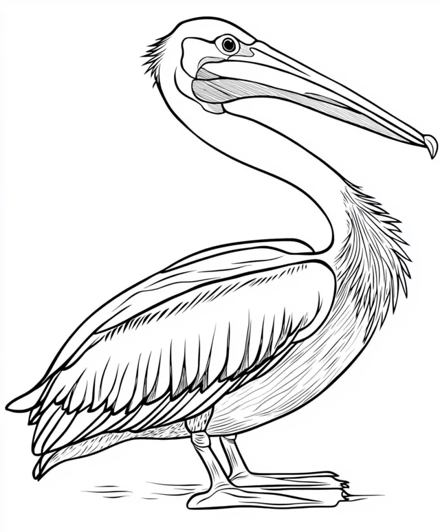 Dibujos para colorear e imprimir Pelican