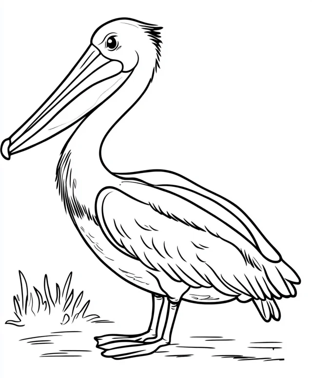 Dibujos para colorear e imprimir Pelican