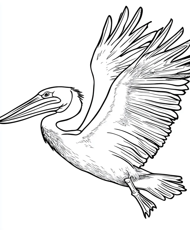 Dibujos para colorear e imprimir Pelican