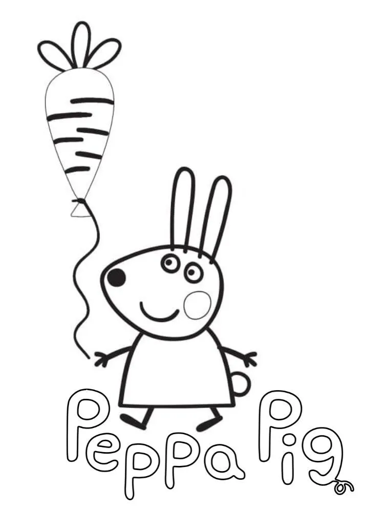 Dibujos para colorear e imprimir Peppa Pig