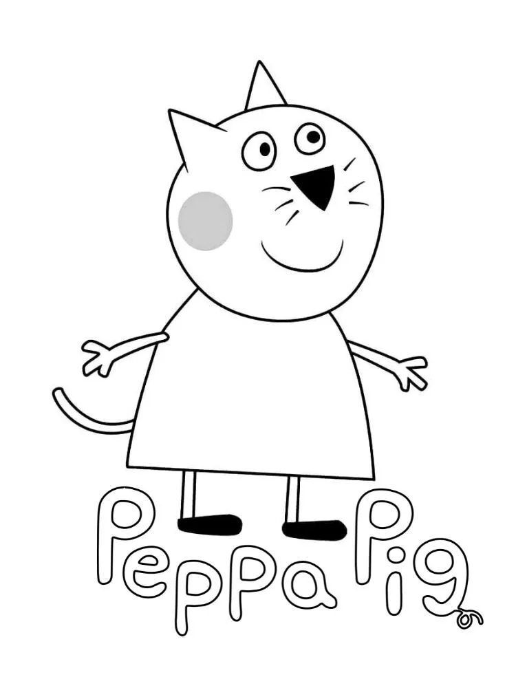 Dibujos para colorear e imprimir Peppa Pig