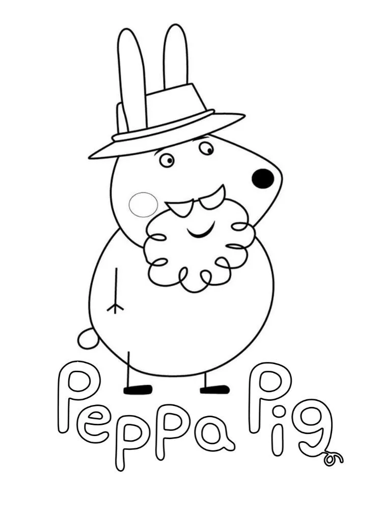 Dibujos para colorear e imprimir Peppa Pig