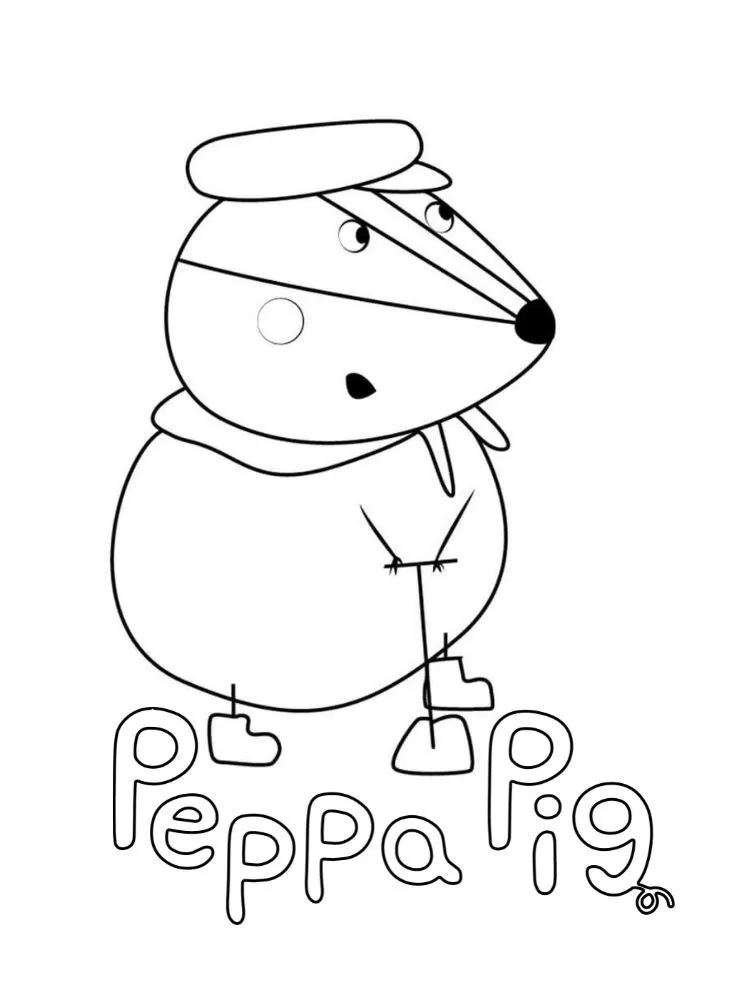 Dibujos para colorear e imprimir Peppa Pig