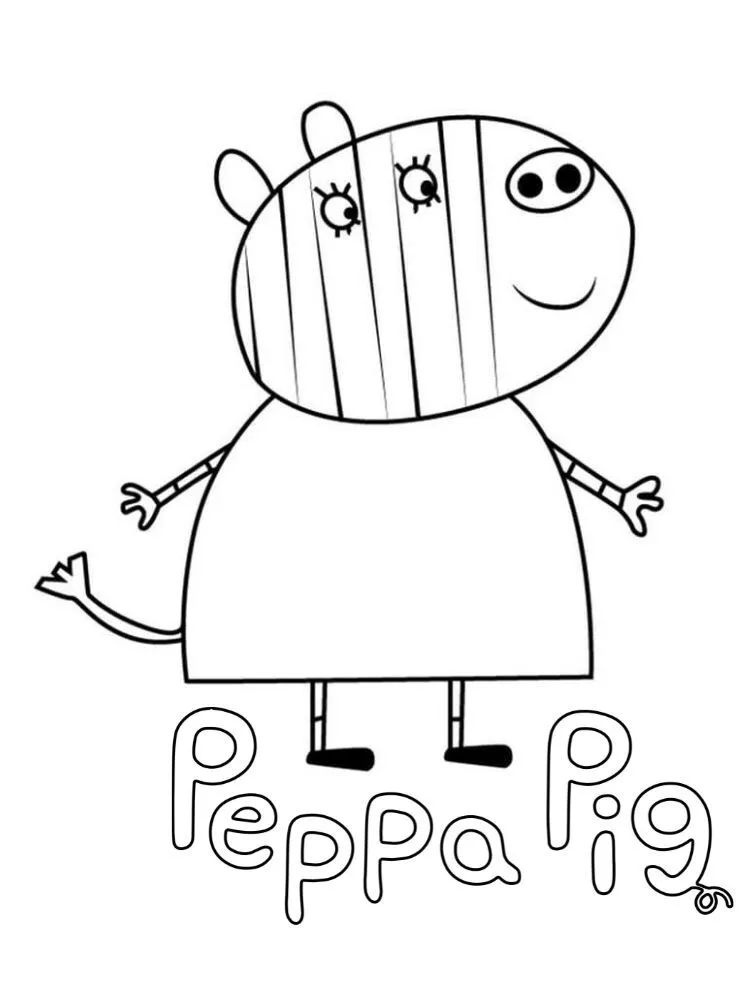 Dibujos para colorear e imprimir Peppa Pig