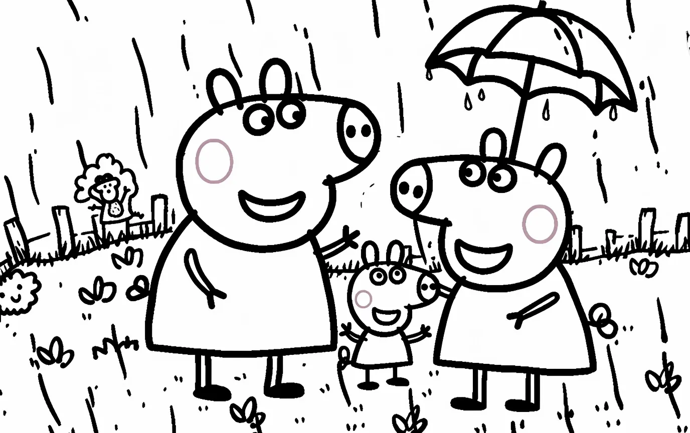 Dibujos para colorear e imprimir Peppa Pig