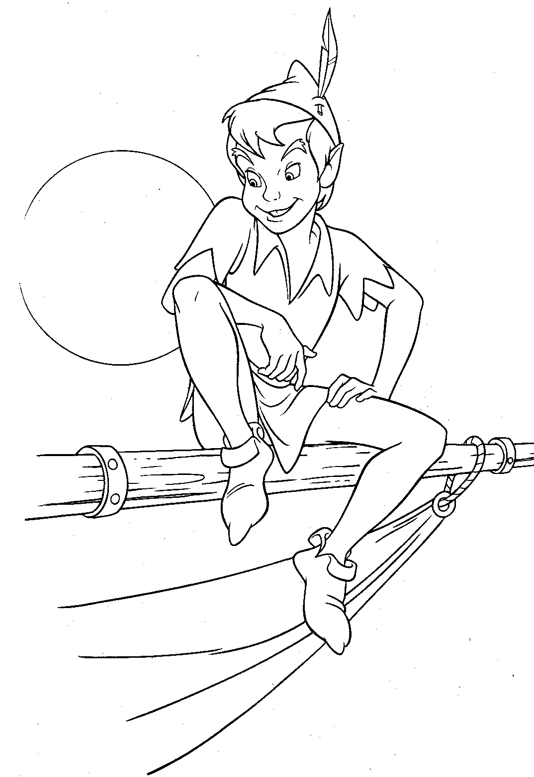 Dibujos para colorear e imprimir Peter Pan