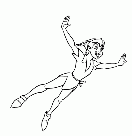 Peter Pan coloring pages 18