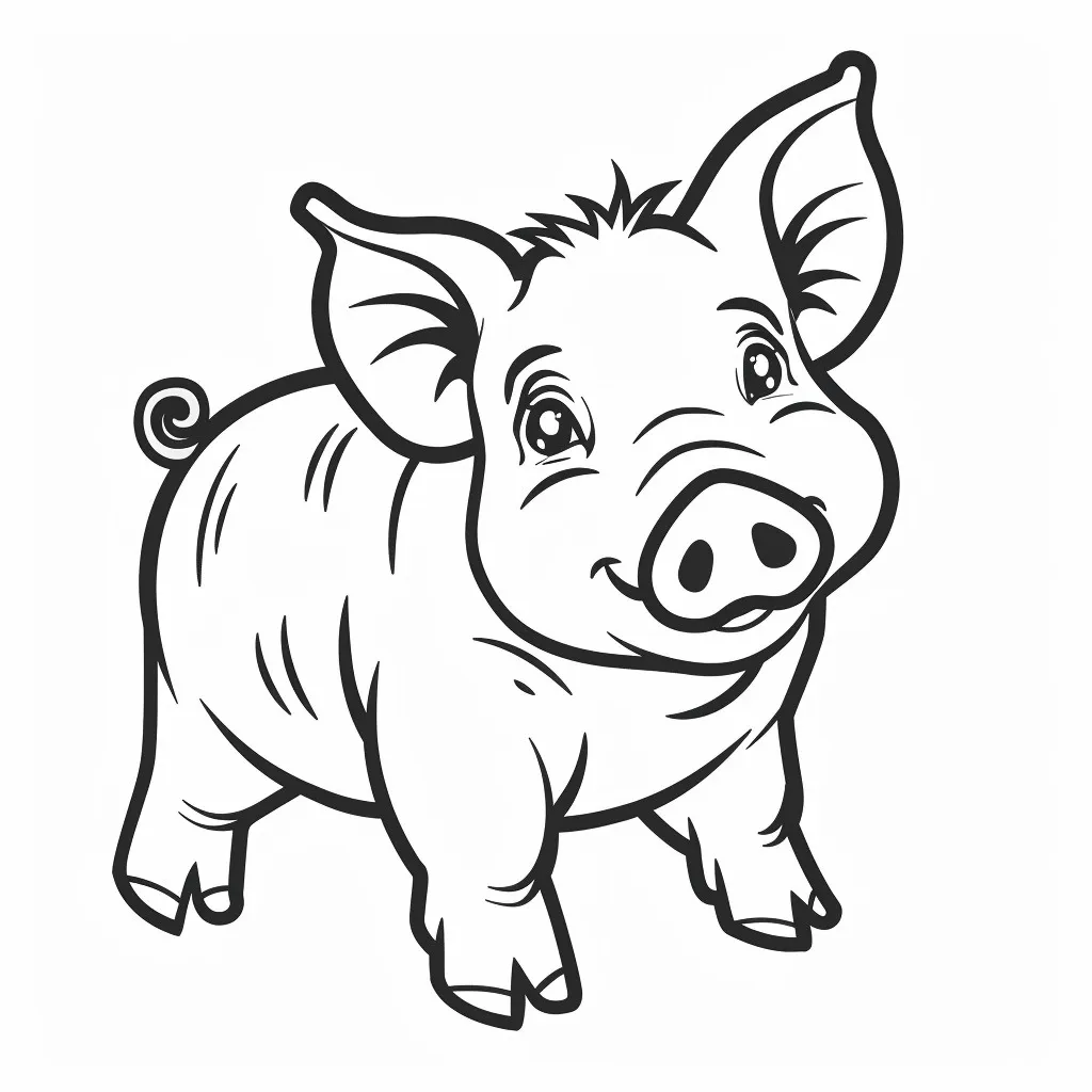 Dibujos para colorear e imprimir Pig