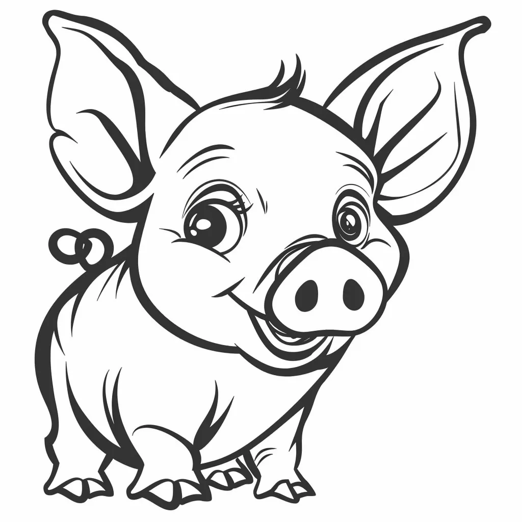 Dibujos para colorear e imprimir Pig