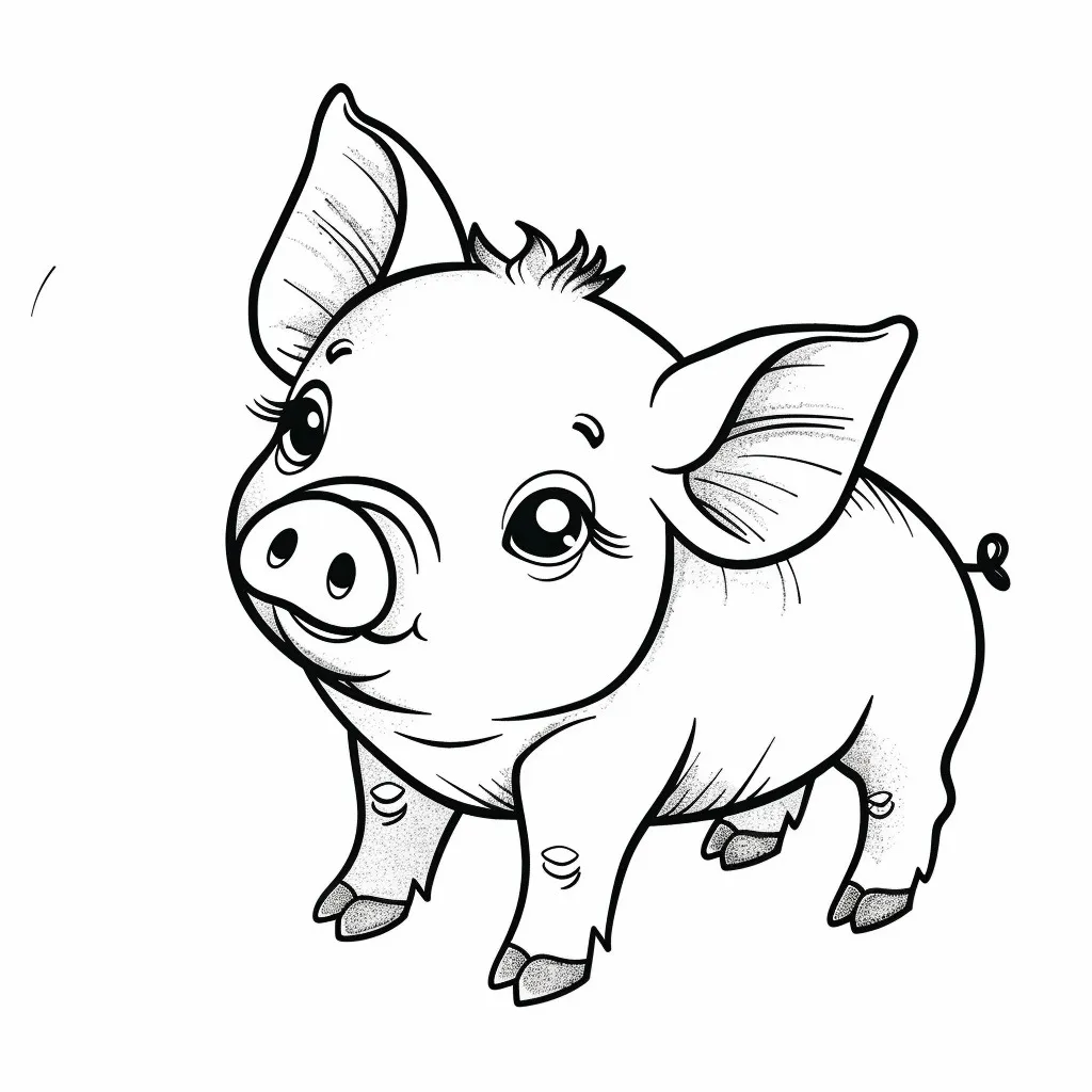 Dibujos para colorear e imprimir Pig