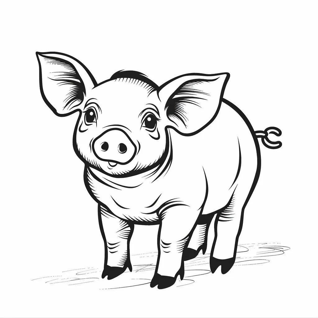 Dibujos para colorear e imprimir Pig