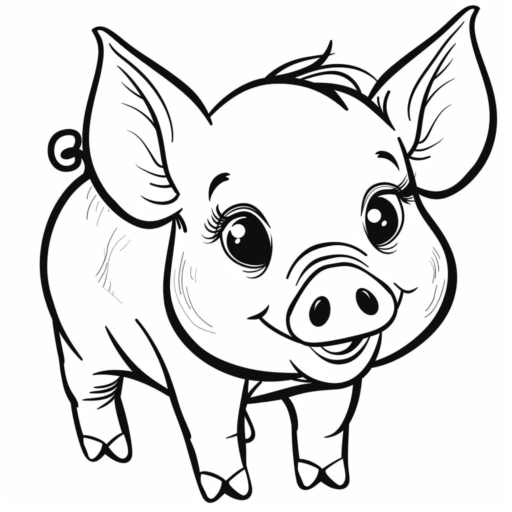 Dibujos para colorear e imprimir Pig