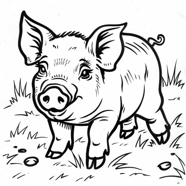 Dibujos para colorear e imprimir Pig