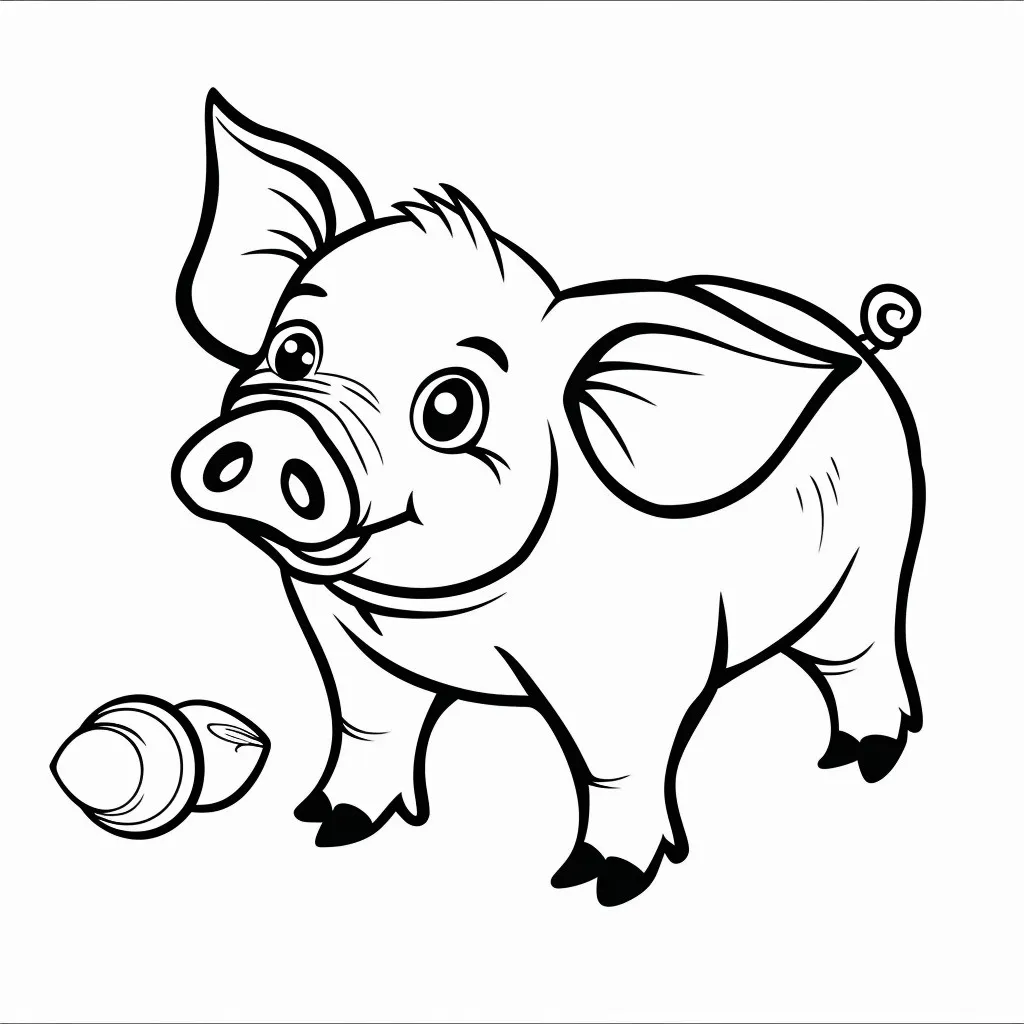 Dibujos para colorear e imprimir Pig