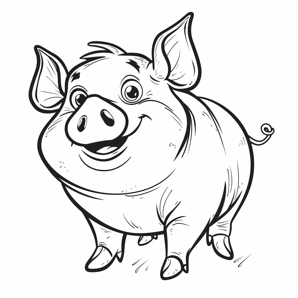 Dibujos para colorear e imprimir Pig