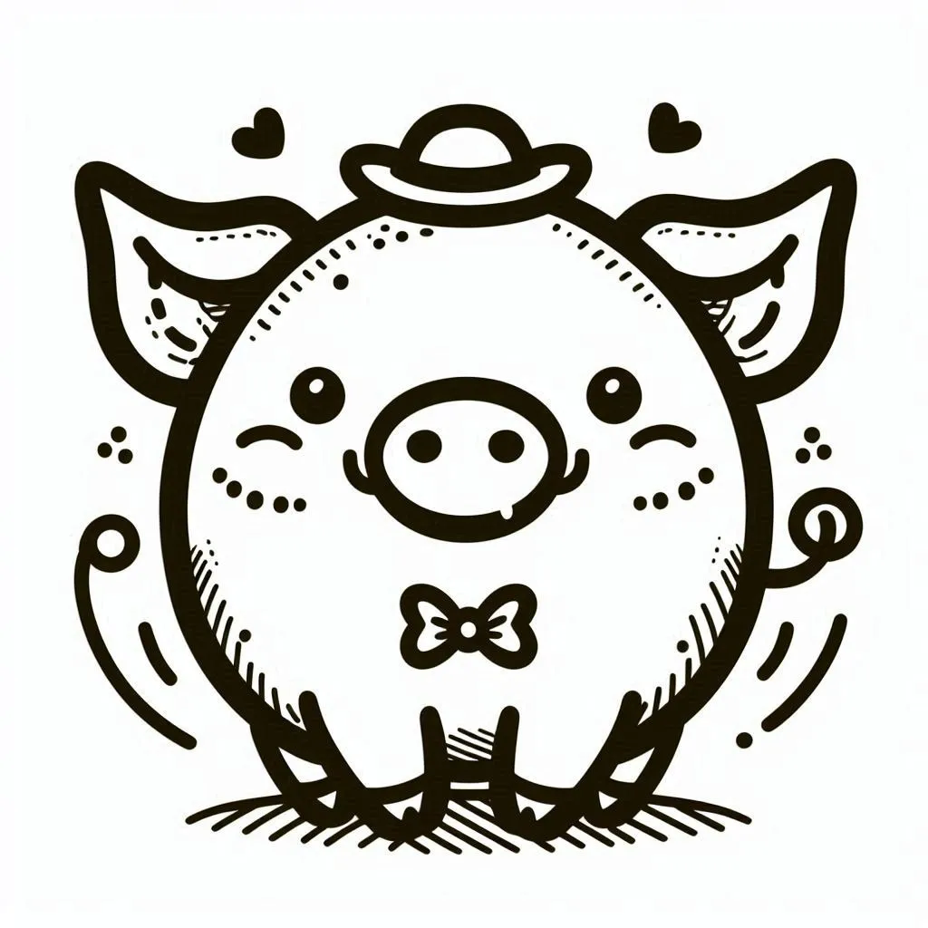 Dibujos para colorear e imprimir Pig