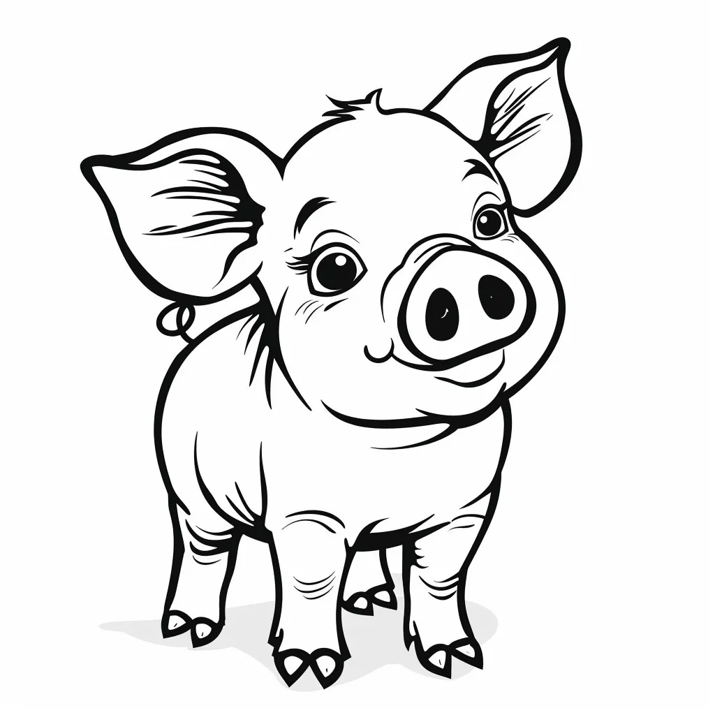 Dibujos para colorear e imprimir Pig