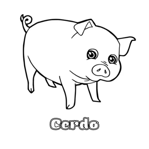 Dibujos para colorear e imprimir Pig