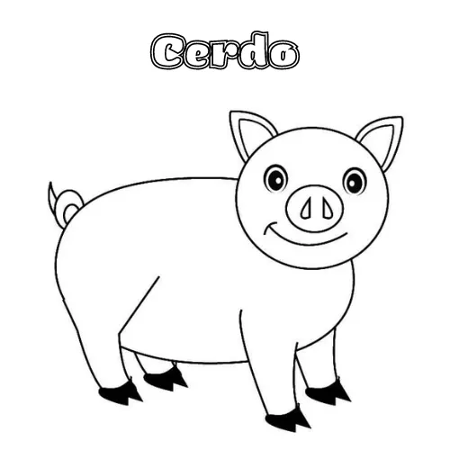 Dibujos para colorear e imprimir Pig