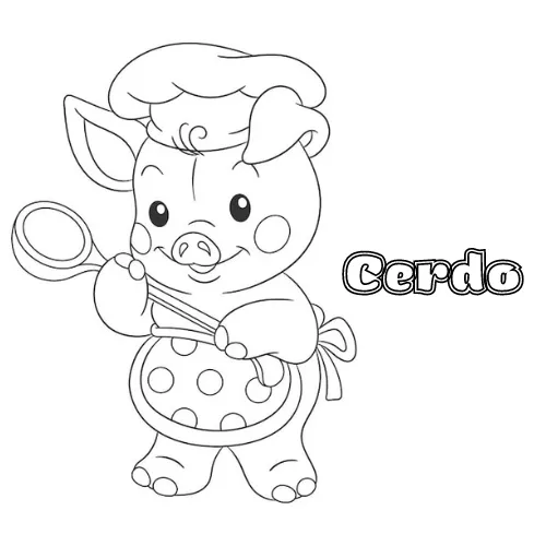 Dibujos para colorear e imprimir Pig