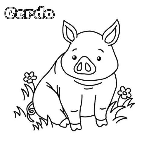 Dibujos para colorear e imprimir Pig