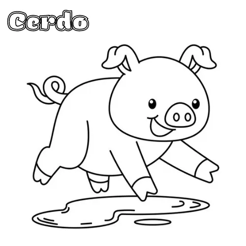 Dibujos para colorear e imprimir Pig