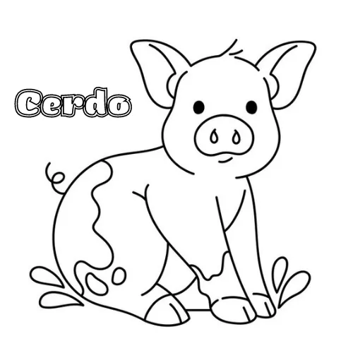 Dibujos para colorear e imprimir Pig