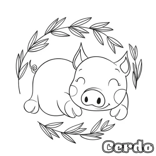 Dibujos para colorear e imprimir Pig