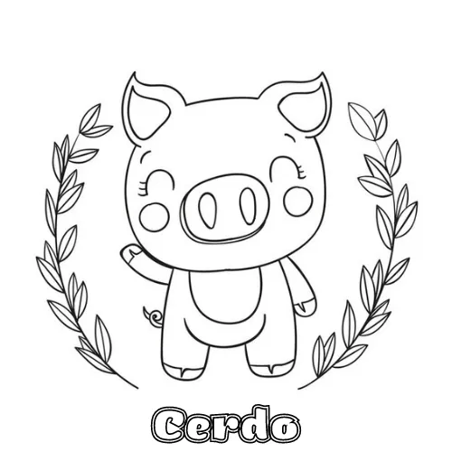 Dibujos para colorear e imprimir Pig