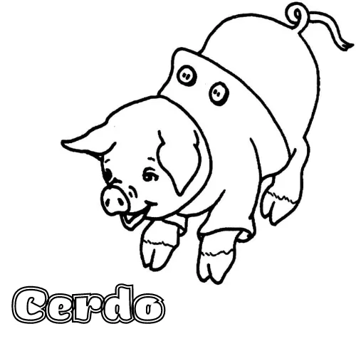 Dibujos para colorear e imprimir Pig