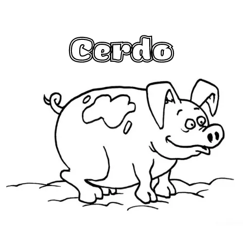 Dibujos para colorear e imprimir Pig