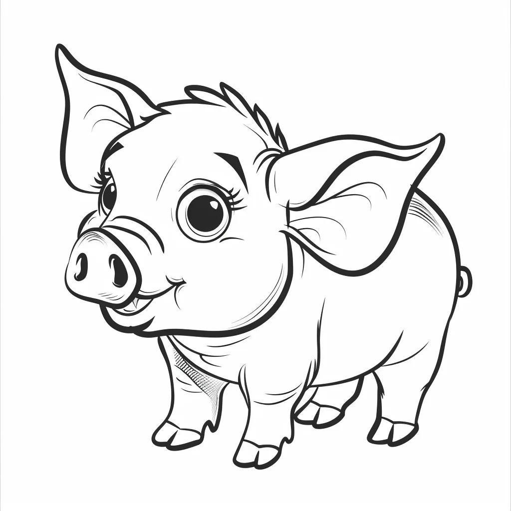 Dibujos para colorear e imprimir Pig