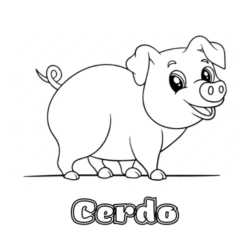 Dibujos para colorear e imprimir Pig