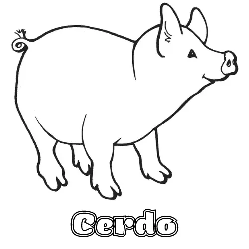 Dibujos para colorear e imprimir Pig