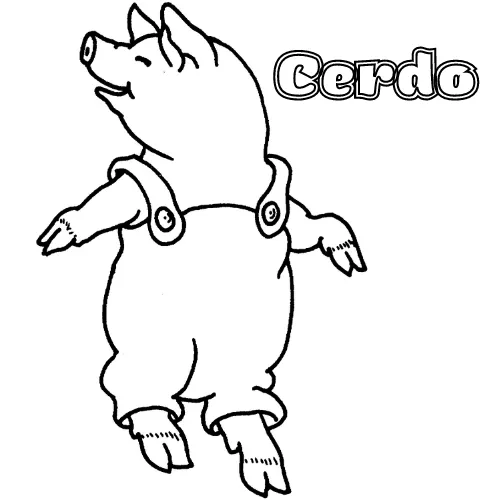 Dibujos para colorear e imprimir Pig