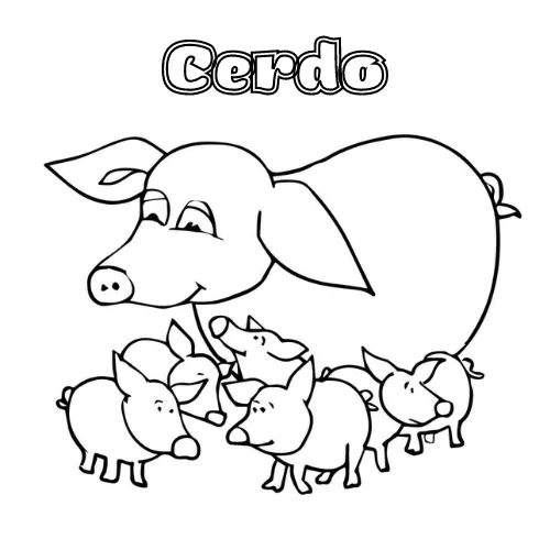 Dibujos para colorear e imprimir Pig