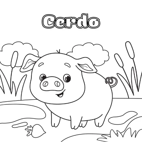 Dibujos para colorear e imprimir Pig