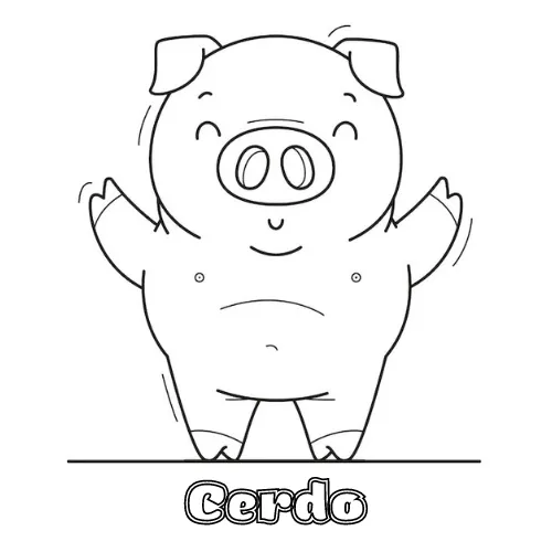 Dibujos para colorear e imprimir Pig