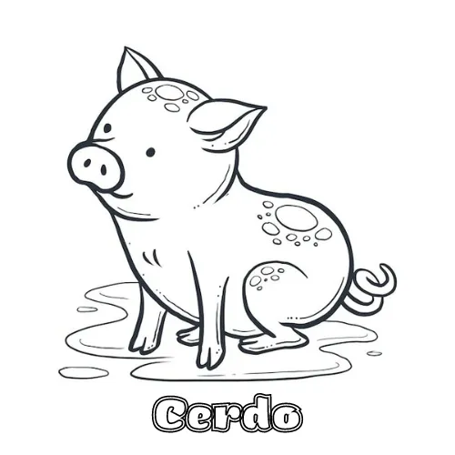 Dibujos para colorear e imprimir Pig