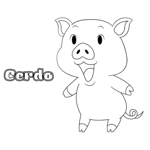 Dibujos para colorear e imprimir Pig