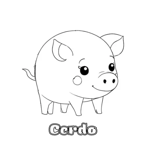 Dibujos para colorear e imprimir Pig