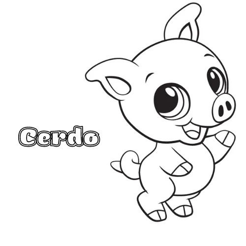 Dibujos para colorear e imprimir Pig