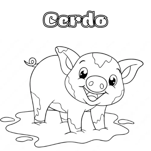 Dibujos para colorear e imprimir Pig