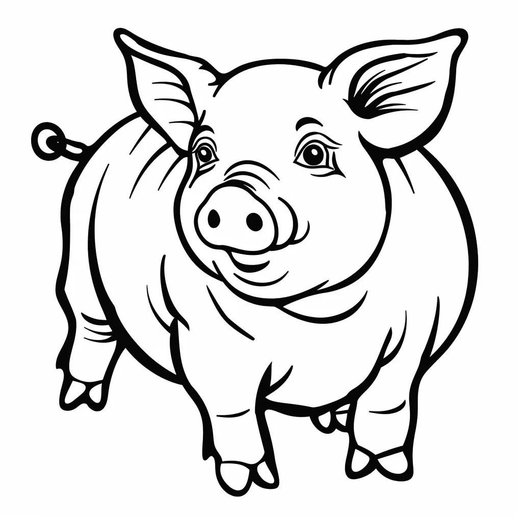 Dibujos para colorear e imprimir Pig