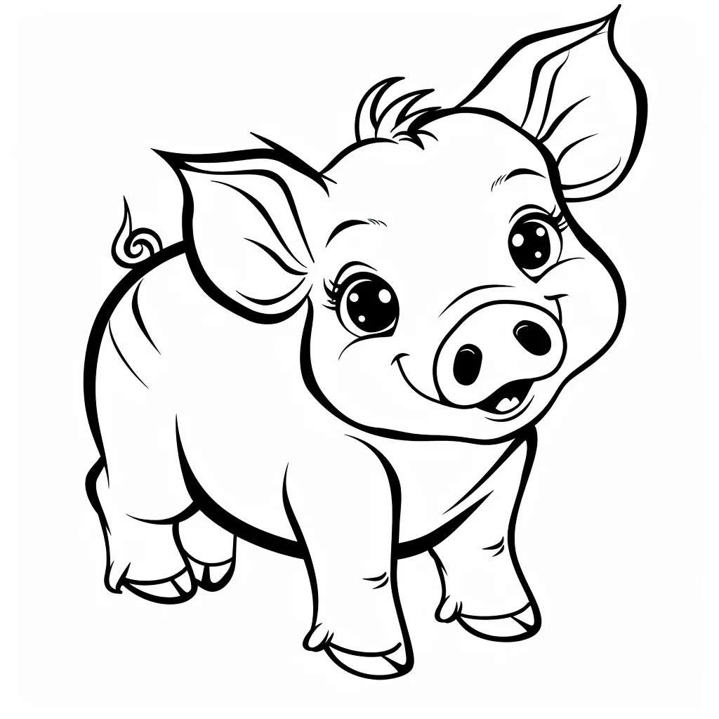 Dibujos para colorear e imprimir Pig